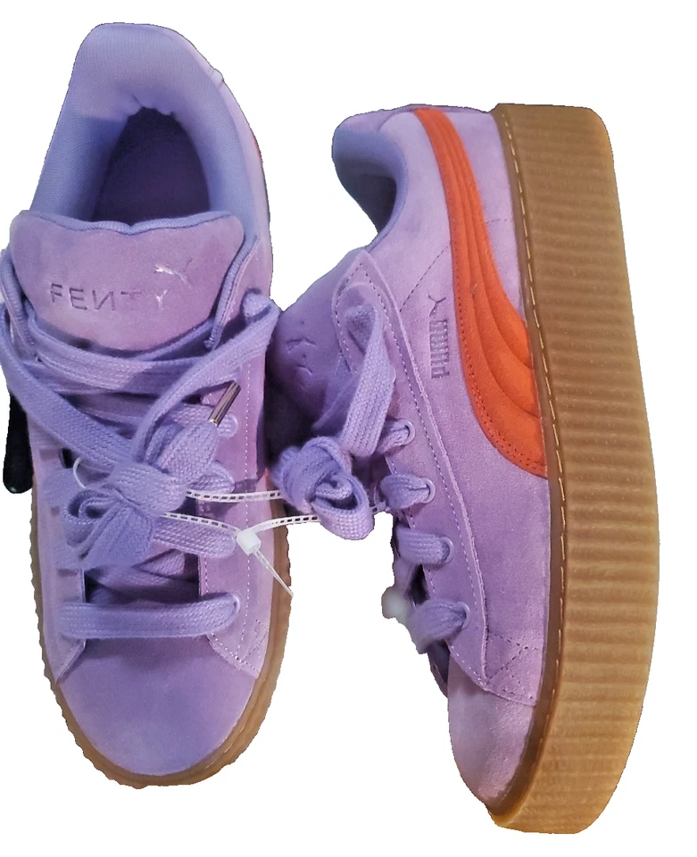 PUMA Fenty x Creeper Phatty 薰衣草燃烧红色 W Rihanna 尺寸 US 11 — 第 3/4 张图片