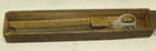 Vtg Clipper Belt Lacer Pins No. 5 Scissors Dovetail wooden box with sliding lid — photo 3