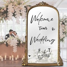 Welcome to Our Wedding Signs Decals Wedding Welcome Sign Selfie Mirror Decal ...