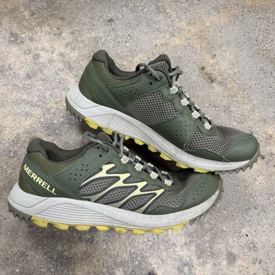 Merrell Nova 3 Gore-Tex GTX Olive Womens 7.5 Trail Running Hiking Shoes