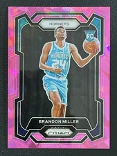 Brandon Miller 2023-24 Panini Prizm Pink Ice Prizm Base RC #152 -sye1