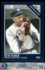 1994 Conlon Collection TSN #26 Red Faber Color Photos Chicago White Sox 4.1C