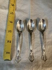 Chantilly By Gorham Sterling 4” Spoon, Set Of 3, 1.02 oz