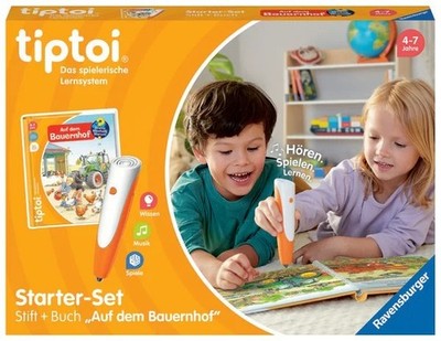 Tiptoi Starter Set: Pen and Farm Book - Ages 4 and Up #Y
