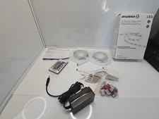 Sylvania 32ft RGB Light Strip Kit W/Remote & ALL Accessories