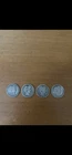 Lot Of 4 Circulated Barber Quarters 1893,1898,1902,1916 Mint mark D