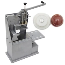 Dia. 3.5" Ink Cup Pad Printing Machine Manual Press Printer with 1 pc Rubber Pad