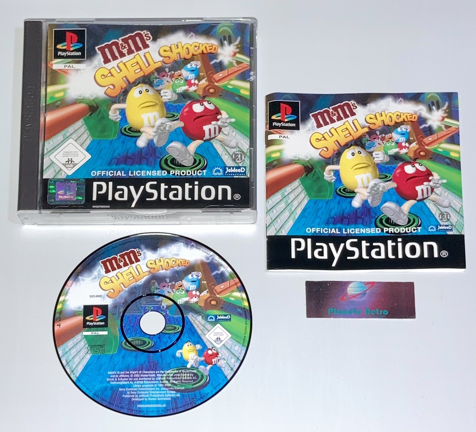 M&m’s Shellshock - PS1 Complet Version Allemande PlayStation Sony