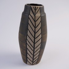 Alte Keramik Vase 60er/70er Jahre Vintage  Mid Century braun ca. 22,5 cm hoch