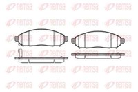 Remsa BremsbeläGe Bremsbelegsatz Vorne FüR Nissan Pathfinder III NP300