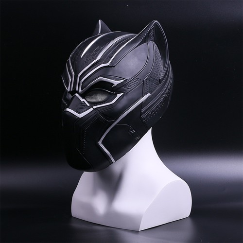 Adult Black Panther LED Mask Helmet Cosplay Superhero Props LED Luminous Helmet - Picture 4 of 10