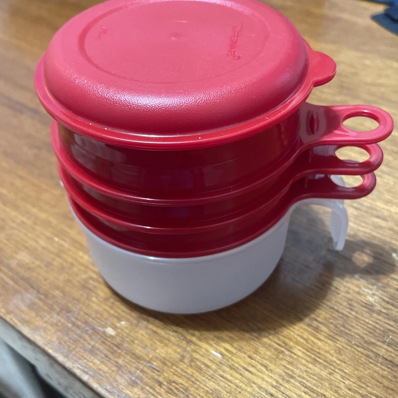 Tupperware Cooks Maid Strainer Reamer Juicer Grater Egg Separator Retro Red
Opens in a new window or