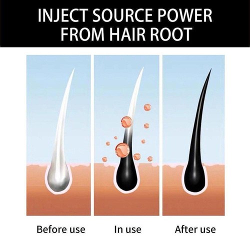 500ml Natural Herbal Black Hair Color Dye Shampoo Permanent Coloring for Unisex - Picture 11 of 20