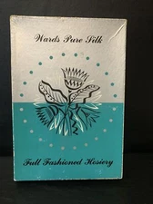 Vintage Montgomery Ward Wards Pure Silk Full Fashioned Hosiery Box Only MCM