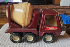 Vintage 1960's Buddy L Ford Cement Mixer Truck 8  Long