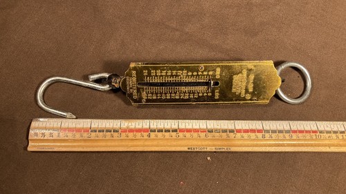 Vintage Overland Handy Pocket / Tackle Box Scale 50lb Scale Made in Germany - Picture 8 of 8