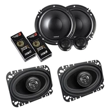 Cerwin Vega XED 6-1/2" component & 4X6 " Coaxial speakers Car/truck speakers