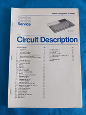 MSX Vintage Retro HOME COMPUTER PHILIPS VG8000 Raro Circuit Description ORIGINAL