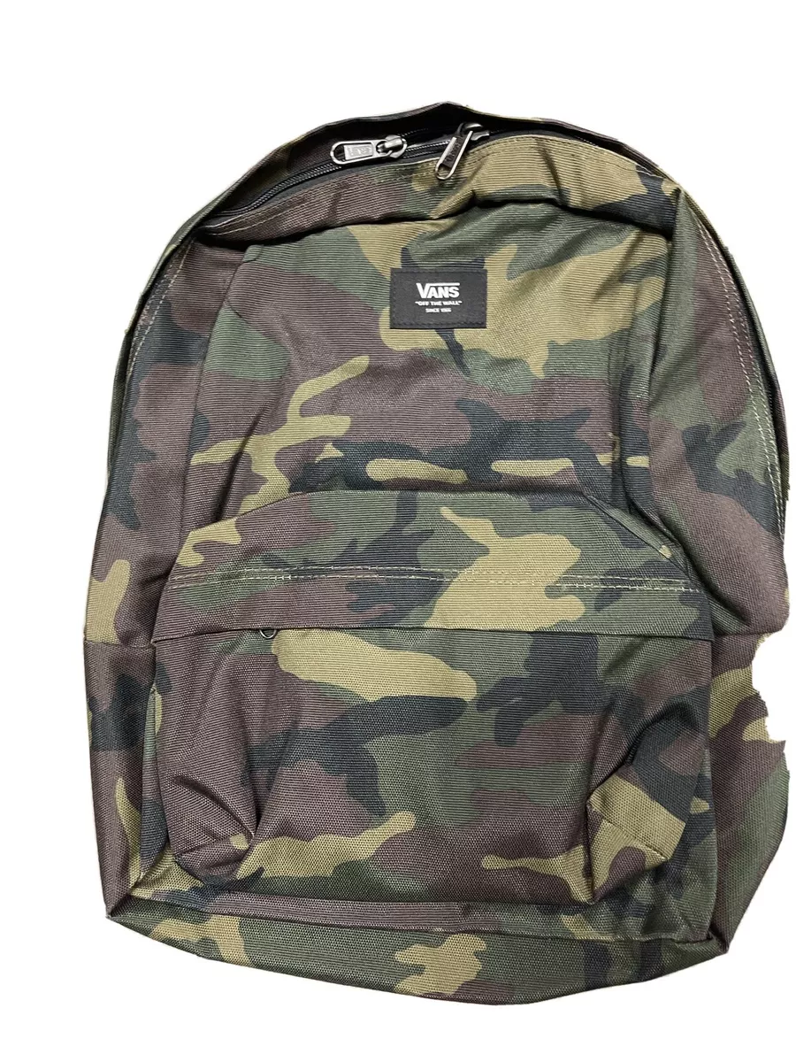 Armstrong postre acción VANS OFF THE WALL BACKPACK Camouflage Camo NEW WITH TAGS | eBay