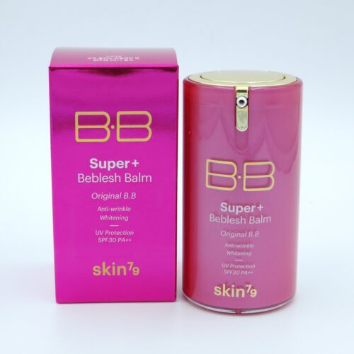 skin79 Super + Beblesh Balm SPF30 PA++ Pink 40ml Anti Wrinkle K-Beauty - Afbeelding 1 van 7