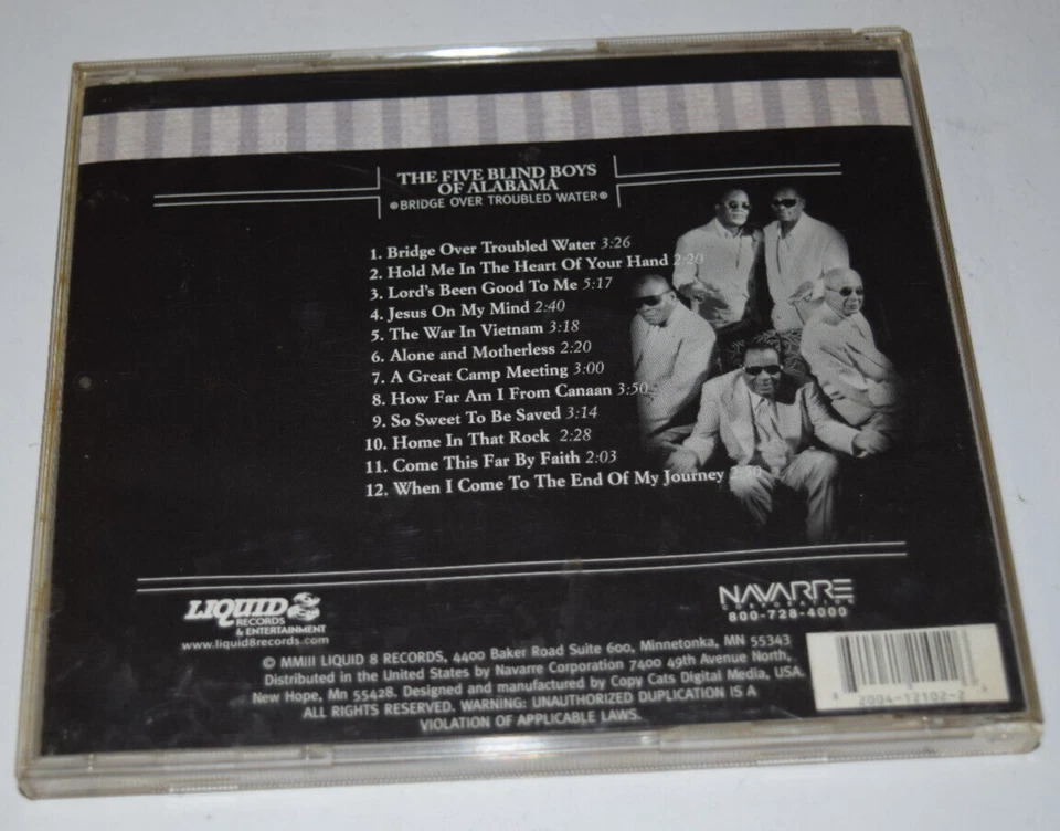 The Five Blind Boys of Alabama Bridge Over Troubled Water [Liquid 8] by  (CD) Foto 3 de 4