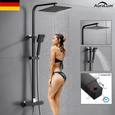 Duschsystem mit Thermostat Regendusche Duschset Handbrause Dusche Duscharmatur