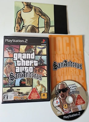 Grand Theft Auto San Andreas - PlayStation 2 PS2 - NTSC-J JAP - Complet + Carte - Photo 1/4
