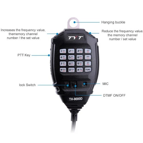 TYT TH-9000D PLUS Vehicle Two Way Radio 60W 200 Channels Mobile Transceiver - Picture 4 of 16