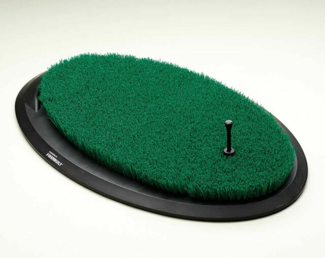 Fiberbuilt Flight Deck Golf Hitting Oval Shape Outdoor/ Indoor Real