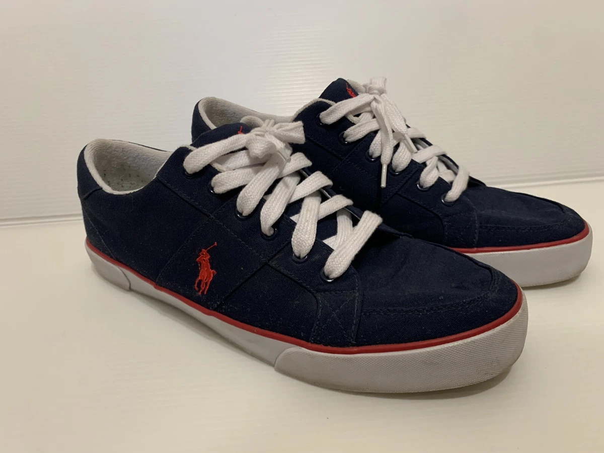 Navy blue ralph lauren shoes cheap