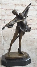 Collectible Art bronze sculpture Sign Original Ballerina Dancer Art Nouveau Deal