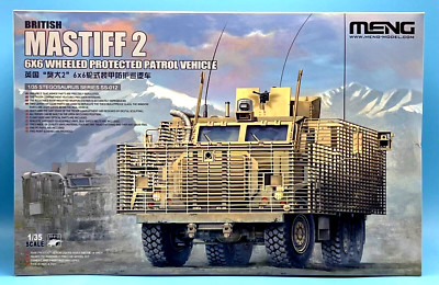 Meng SS-012 1/35 British Mastiff 2 6x6 Wheeled Protected Patrol Vehicle Complete