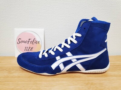 Asics Wrestling Shoes 1083A001 EX-EO blue x white blue edge