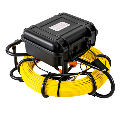 Drain Sewer Camera Pipe Inspection Camera System 60m / 200ft Cable W/9'' Monitor