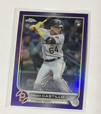 2022 Topps Chrome Update Diego Castillo #USC27 Purple Refractor RC