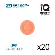 Zest LOCATOR Original Genuine Replacement Caps Standard Light, Pink 3.0 lbs 20-p
