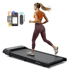 MERACH T21 Walking Pad, Under Desk Treadmill, Portable Mini Treadmills for Home