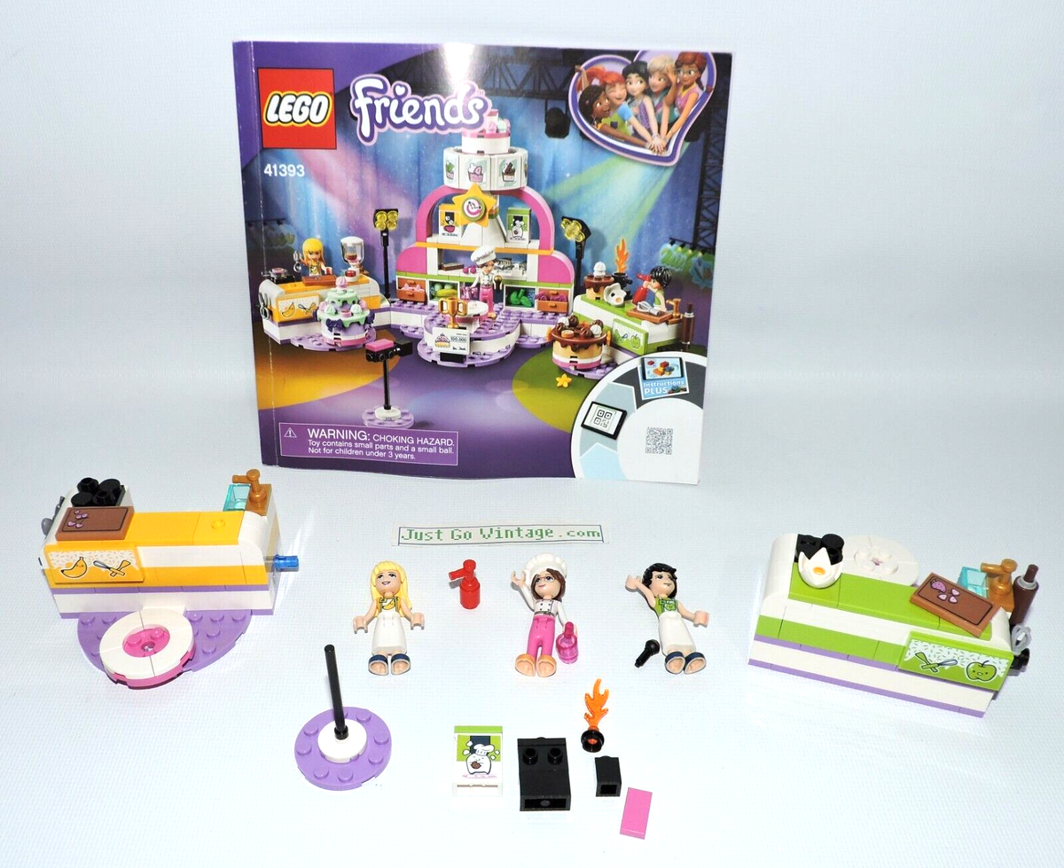 LEGO Friends 41393 Baking Competition w Manual INCOMPLETE Building