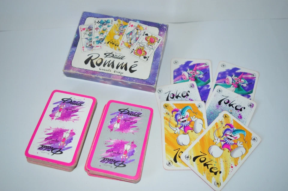 Diddl - Romme Rommé  Canasta Bridge Kartenspiel vollständig 90er - Bild 4 von 4