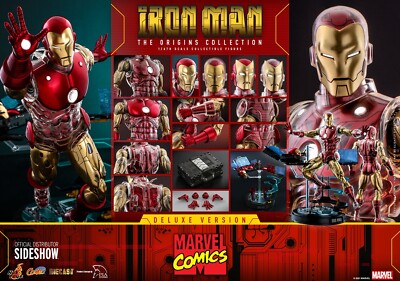Hot Toys Iron Man Deluxe The Origins Collection Diecast 1/6 Scale