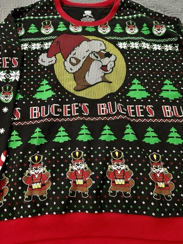 Bucees Sweater Mens 3XL Ugly Christmas XXXL Buc-ees