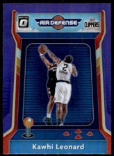 2020-21 Optic Air Defense Purple Prizm Kawhi Leonard Los Angeles Clippers #4