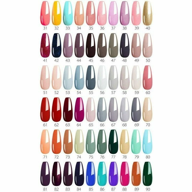 Nail Gel Polish set VENALISA Soak off UV LED Colour Base Top Coat Nail Varnish - Image 3 of 4