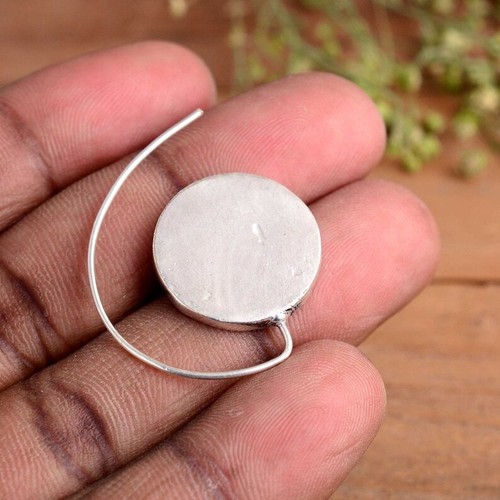 Fashionable 925 Sterling Silver Bohemian Hippie Earrings For Women & Girl Wear - Picture 8 of 8