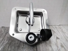 Heavy Duty Locking T-handles Trailer Door Latch  Camper RV Truck Tool Box (1)