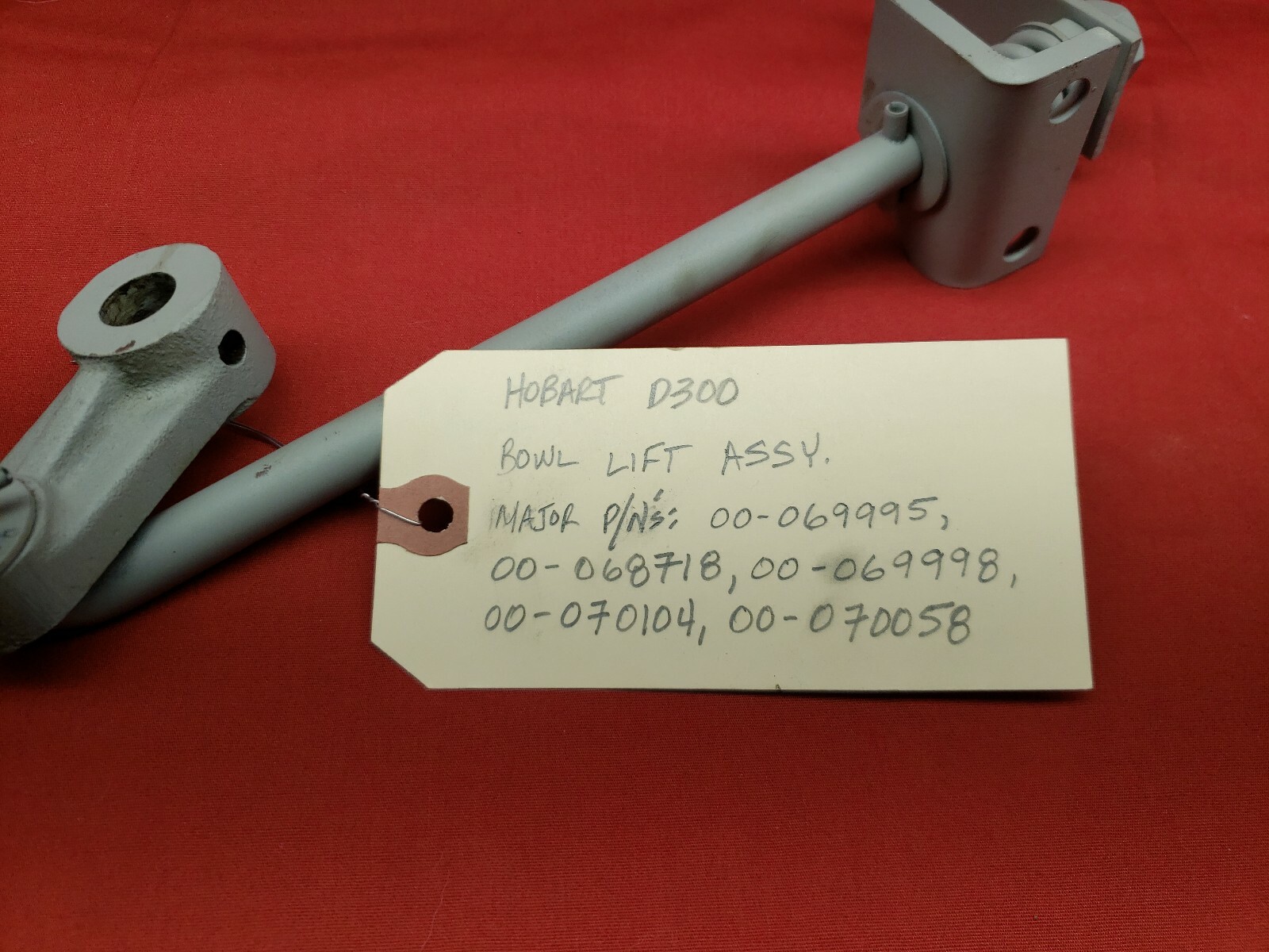 Hobart Bowl Lift Assy 30 Qt Model D300 eBay