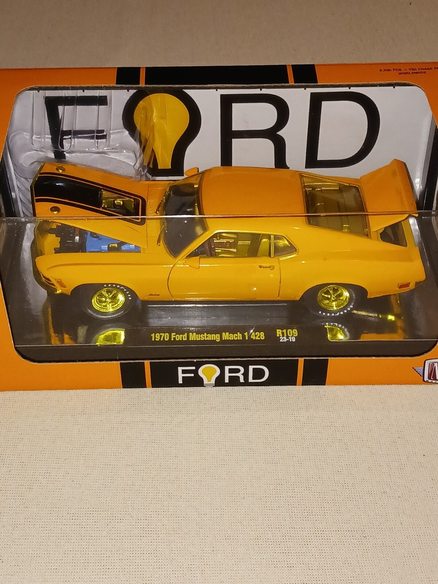 M2マシーン ウォルマート限定　1970 フォード・マスタング 428 SCJ 1970 Ford Mustang 428 SCJ Green Diecast Model Car | M2 Machines