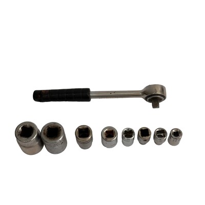 Wright Drive Rachet and 8 Pieces Sockets 12-128 , 7/8'' , 1/2'' , 15mm , 11 , 8