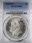 1878 8TF Morgan Dollar PCGS MS62 Cameo Sem-PL