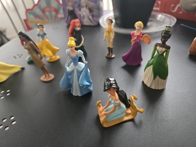 Disney Princess Figures Lot From Busy Book Lot Of 10- Would Be Nice Cake Toppers